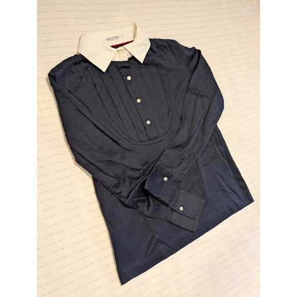 Tommy Hilfiger women's polo, white and blue Size S/P Preppy - Picture 2 of 8